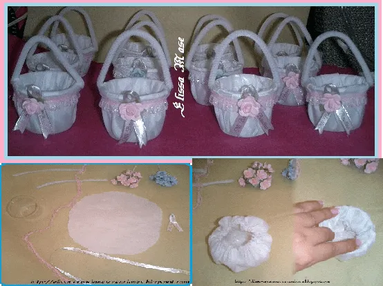 Como hacer bolos para bautizo niña - Imagui