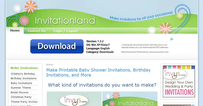 Crear invitaciones online con invitationland