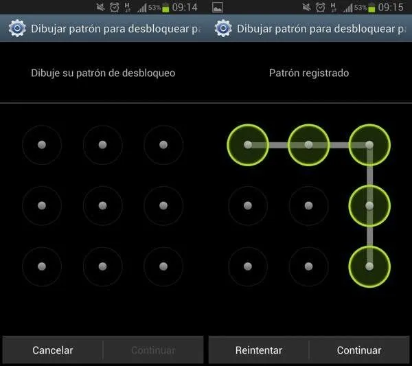 Cómo crear un patrón de desbloqueo en un móvil o tableta Android ...