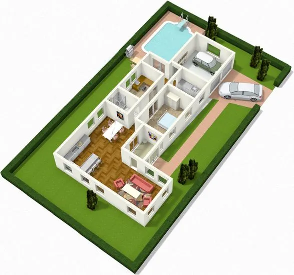 Crear planos y diseños de casas en linea con Floorpanner.com