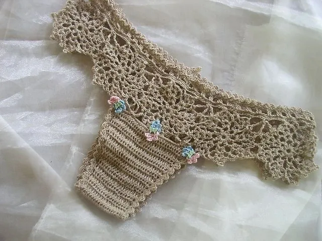 Pantaletas tejidas a crochet - Imagui