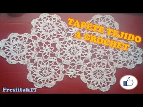 Como Crear Un Tapete A Crochet En Español - YouTube
