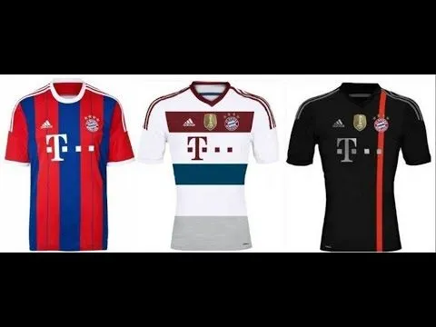 Como Crear los Uniformes del Bayern Munich 2014 15 PES PS2 - YouTube