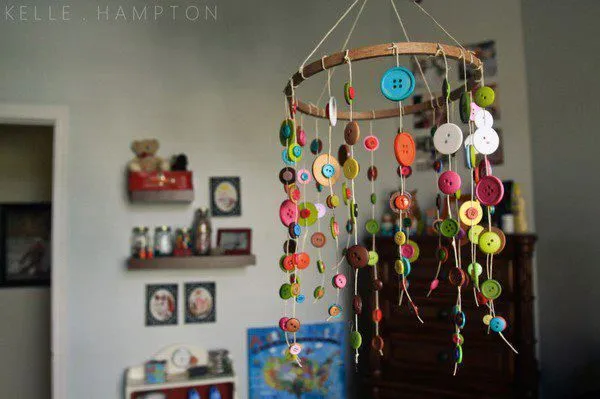 Creativa idea para decorar el aula escolar con ¡botones ...