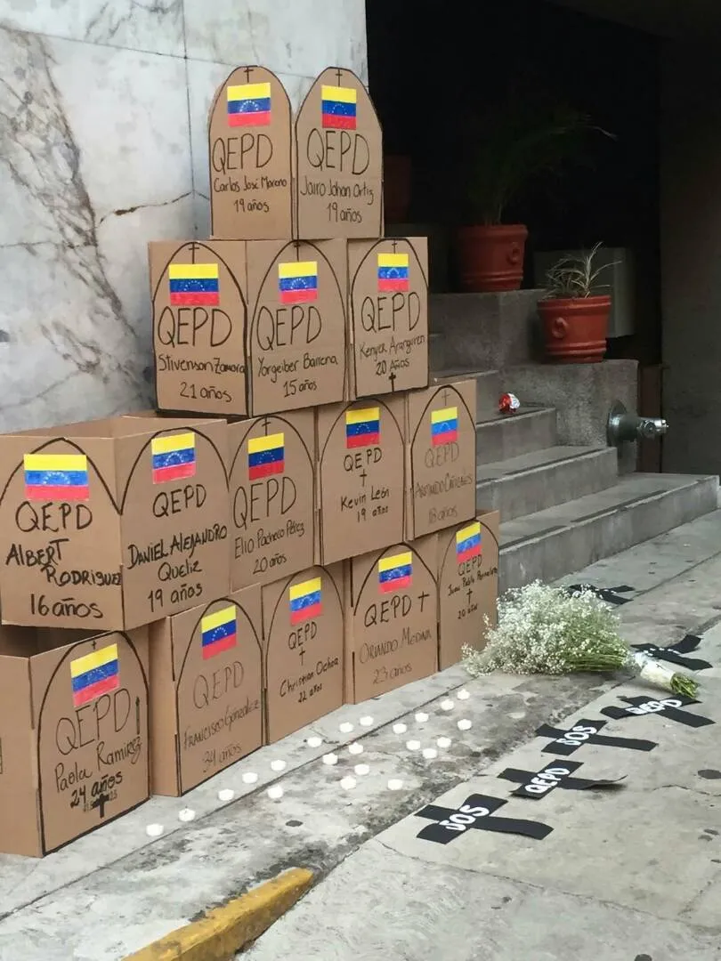 Cristhopher Borrero в X: „#EnImagen #9MAY Esta mañana aparecieron tumbas de  cartón, con nombres de los caídos, a las afueras del Consulado de  #Venezuela en #Mexico https://t.co/sogspJ3v93“ / X
