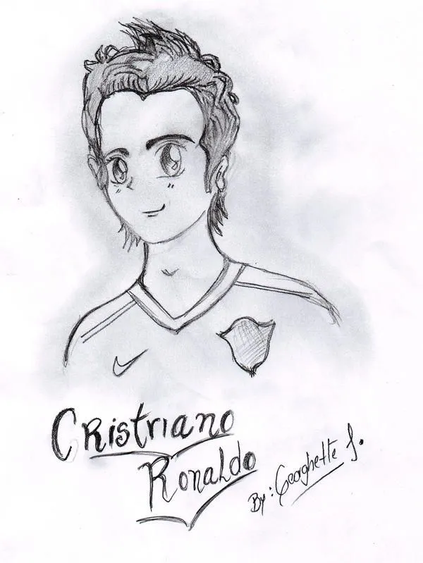 cristiano Ronaldo Anime by yuyito85 on DeviantArt