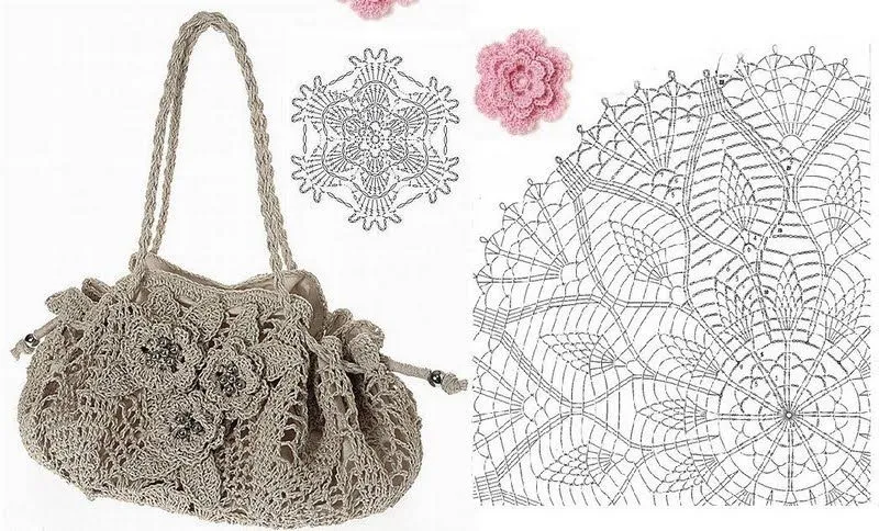 Crochê Bolsas on Pinterest | Ems, Crochet Patterns and Search