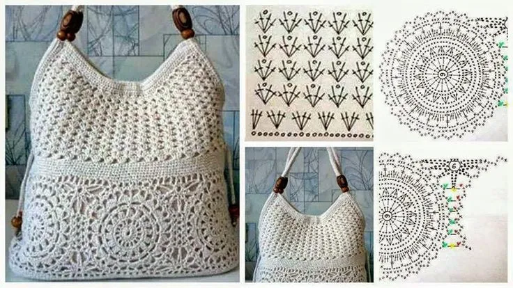Crochet y dos agujas: Fantástico bolso tejido al crochet ...
