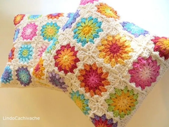 Fundas tejidas a crochet - Almohadones | Proyectos que intentar ...