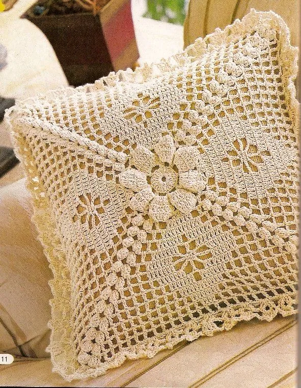 Crochet con amor: Este es uno de mis cojines preferidos para tejer