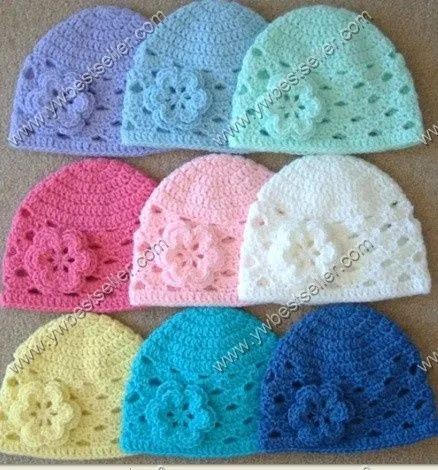 Crochet~ Baby Hats- HOW TO CROCHET A BEENIE -Free Pattern | hats ...