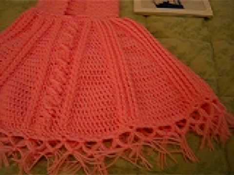 Crochet baby poncho - YouTube