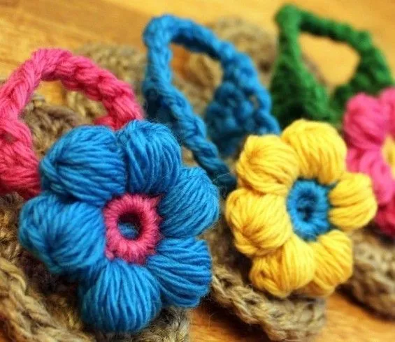Crochet bebé patrón de flores niña zapatos, infantil descalzo ...