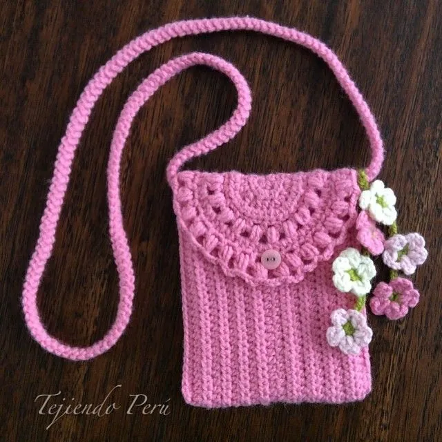 Crochet: bolsos, fundas on Pinterest | Crochet Bags, Crochet Owls ...