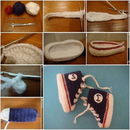 Botines crochet paso paso - Imagui