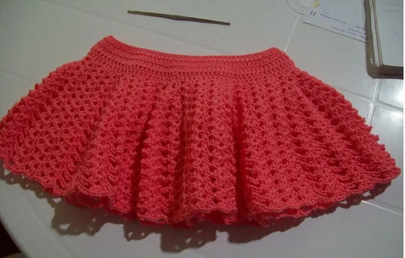 Falda de hilo en crochet | Curso de tejido