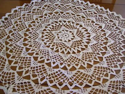 crochet-divertido1: mantel redondo tejido a crochet