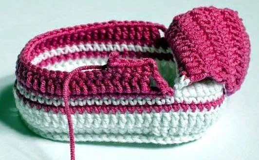 tejidos artesanales en crochet: como tejer zapatitos en crochet ...