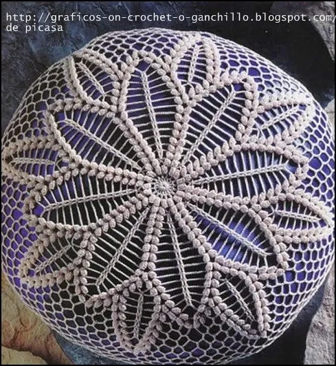 Manteles redondos tejidos a crochet patrones - Imagui