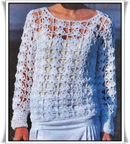 Remeras tejidos a crochet - Imagui