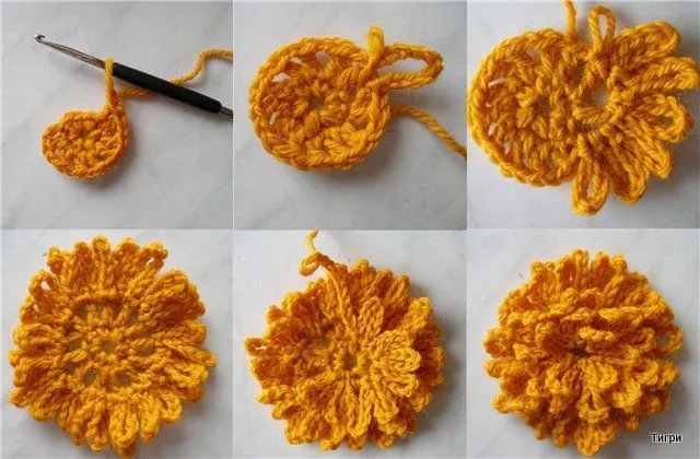 crochet flowers on Pinterest | Crochet Poppy, Crochet Flower ...