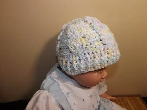 Crochet Gorro De Trenzas Para Bebe' - YouTube