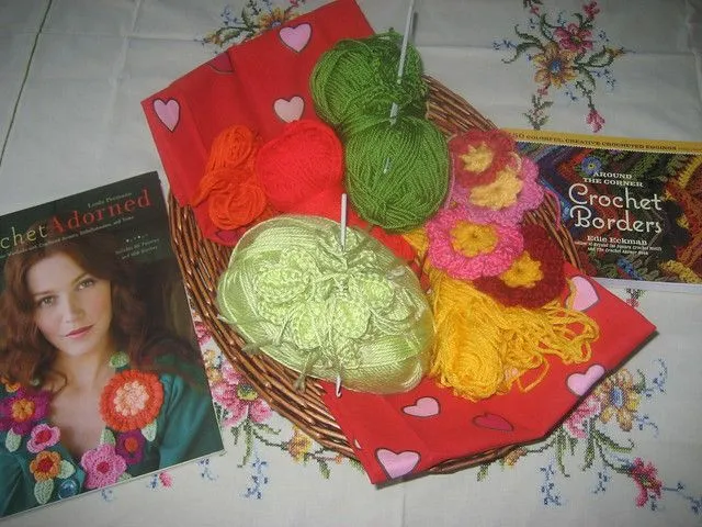 Crochet L O V E in a basket | Flickr - Photo Sharing!