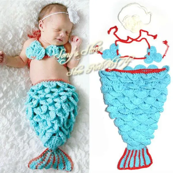 crochet mermaid costume al por mayor de alta calidad de China ...
