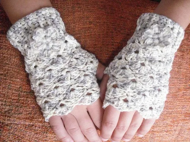 Crochet mitones - Imagui