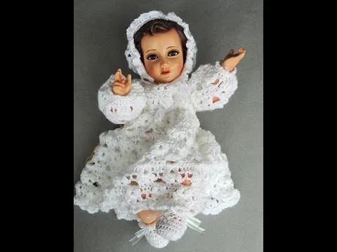 Crochet : Niño Jesus. Escarpines - YouTube