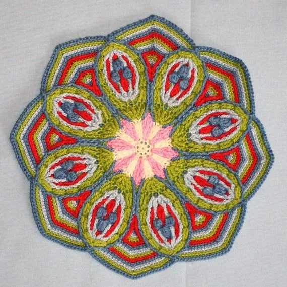 Crochet Overlay Mandala No. 2 Pattern PDF by CAROcreated