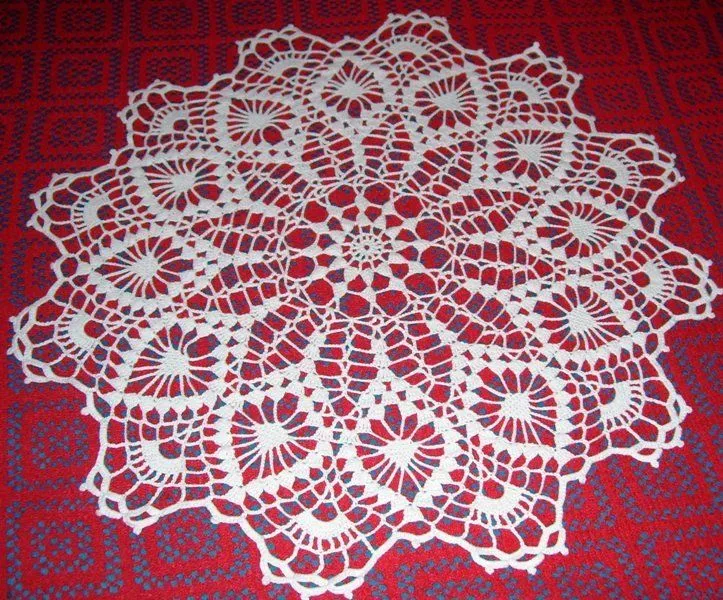 Patrones carpetas ovaladas crochet - Imagui
