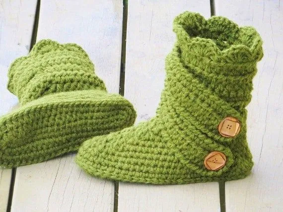 Crochet patrones de zapatillas de mujer por CrochetBabyBoutique