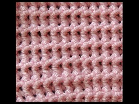 Crochet : Punto Bajo Doble - YouTube