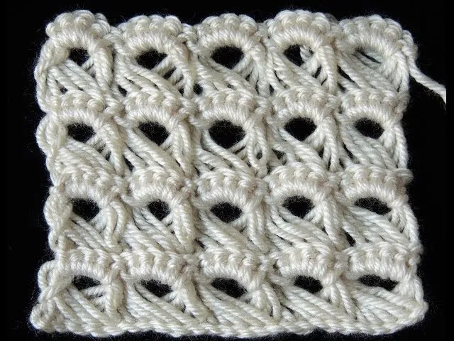 Crochet : Punto Peruano - YouTube