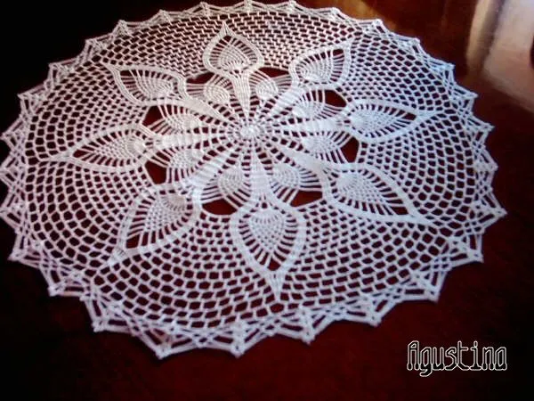 Tapetes tejido a crochet redondos - Imagui