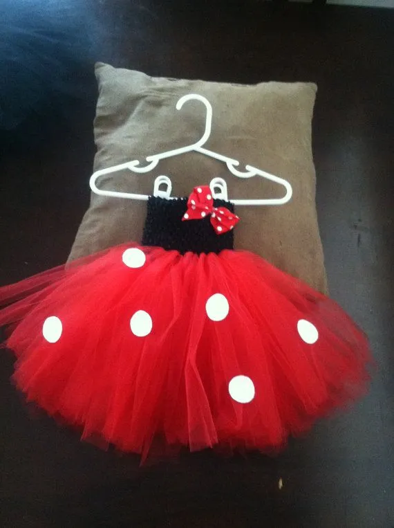 crochet top minnie mouse tutu dress | Minnie mouse tutu Halloween ...