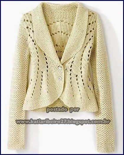 crochet tops and sweaters on Pinterest | Crochet Tops, Boleros and ...