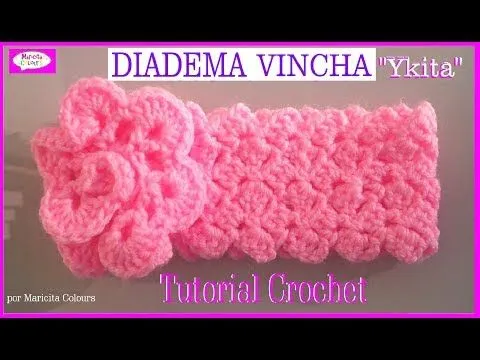 Crochet Tutorial Vincha Diadema "Ykita" Headband - Haarband ...
