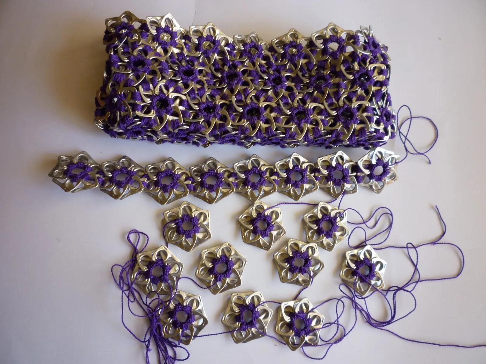 Mis crochets de colores: bolso anillas
