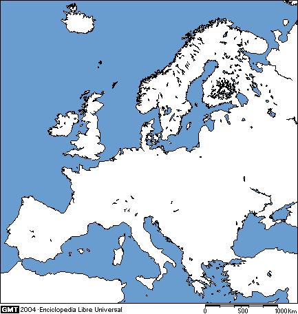 Mapa del croquis de europa - Imagui