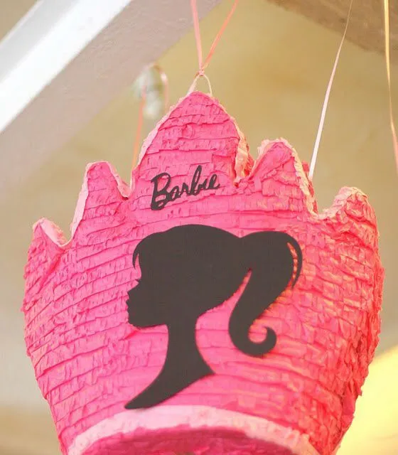 Crown silhouette piñata. | Barbie Party Games | Pinterest ...