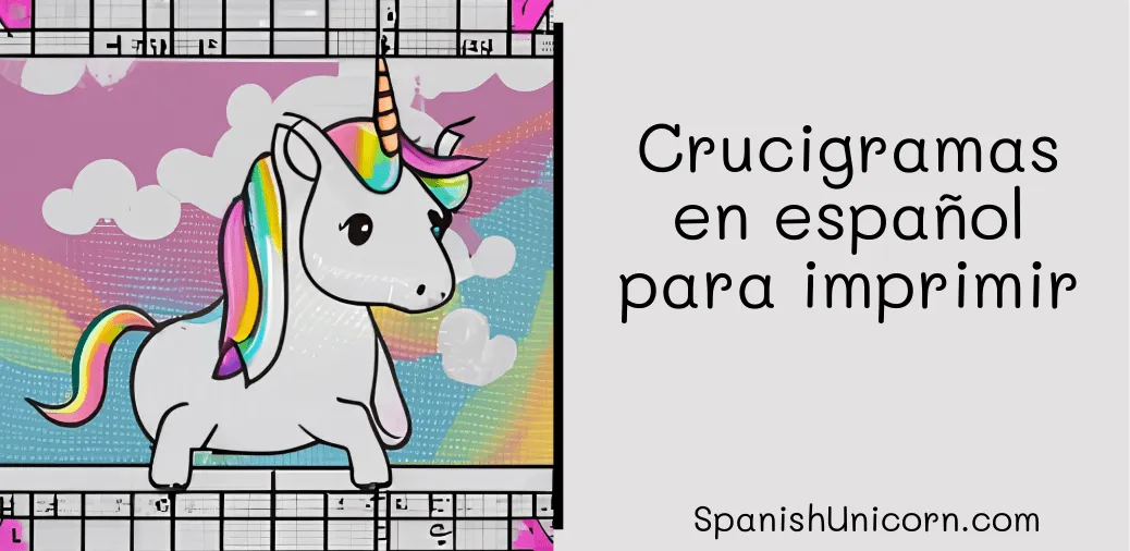 Crucigramas en español para imprimir: verbos -312. -