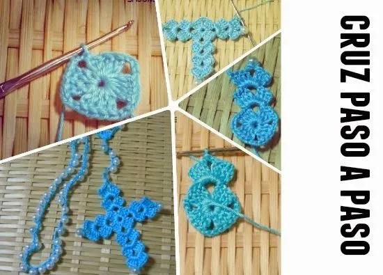 Como hacer una cruz paso a paso de crochet De nuevo otro tutorial ...