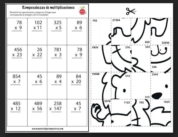 Cuadernillo Para Aprender A Multiplicar Una Y Dos Cifras – Imagenes 5C3 |  Multiplicaciones por dos cifras, Ejercicios de calculo, Multiplicacion