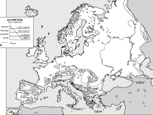 Cuaderno de bitácora: 3º ESO Geografía. Mapas mudos Europa y España