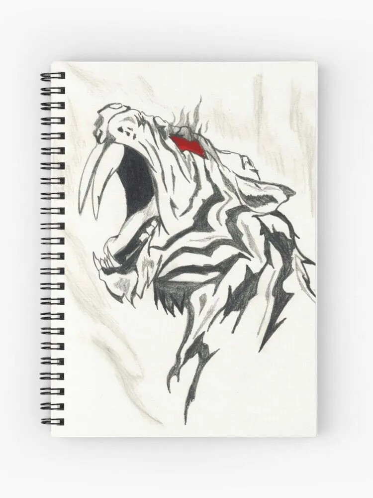 Cuaderno de espiral for Sale con la obra «Tigre dientes de sable» de  PsychoLetterman | Redbubble