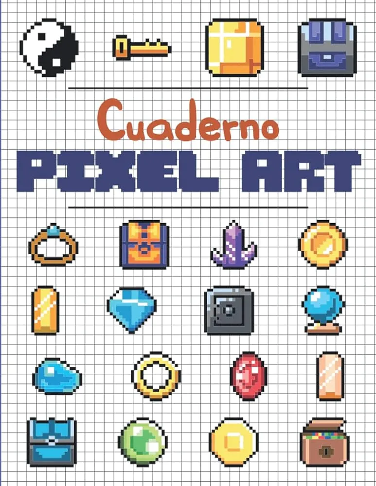 Cuaderno Pixel Art: Cuaderno de dibujo con páginas cuadriculadas para  crear, dibujar, colorear y divertirse - Práctico libro de bocetos para  completar ... para niños o adultos (Spanish Edition) : PixL, Senor: