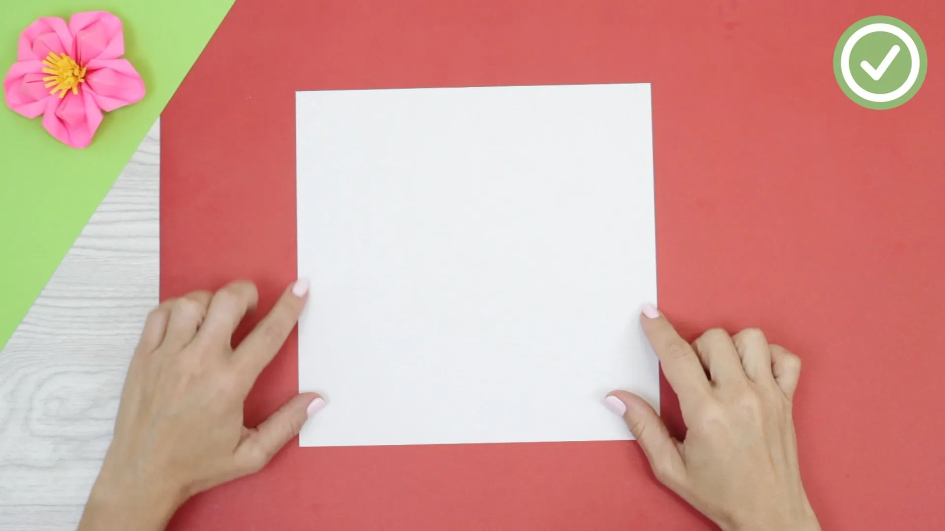Cómo hacer un cuadrado de papel rectangular: 8 Pasos