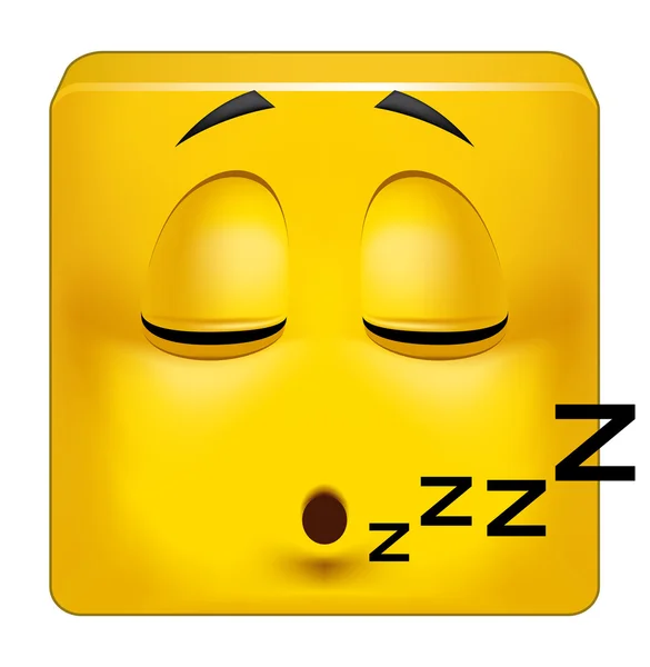 Cuadrados durmiendo emoticonos — Foto stock © carbouval #67994677